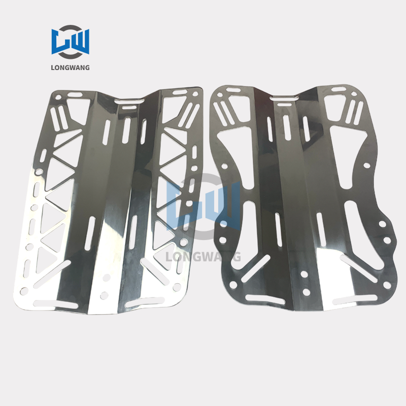 Sheet Bending Aluminum Technical Scuba Diving Equipment Back Plate Backplate Metal Laser Cutting Parts